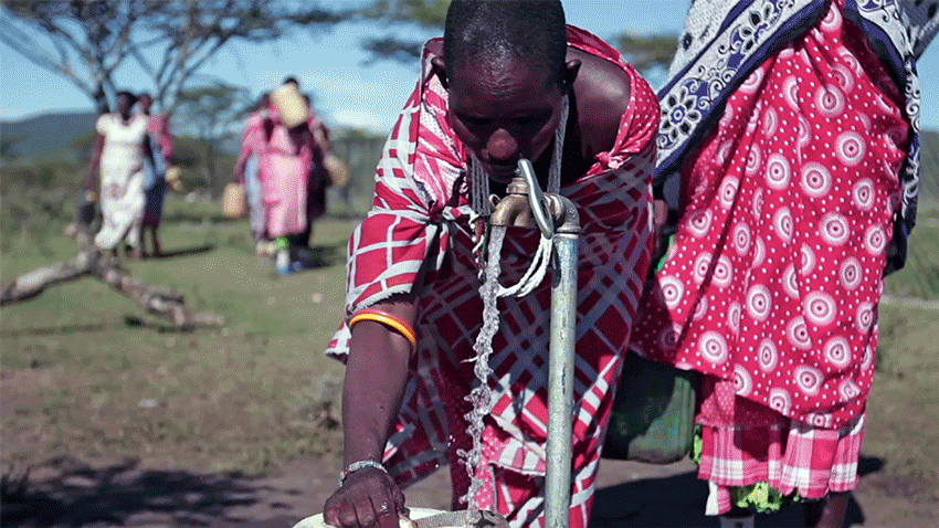 clean water and borehole for maasai communities