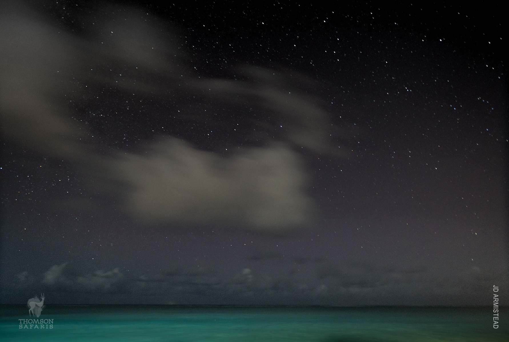 indian ocean at night