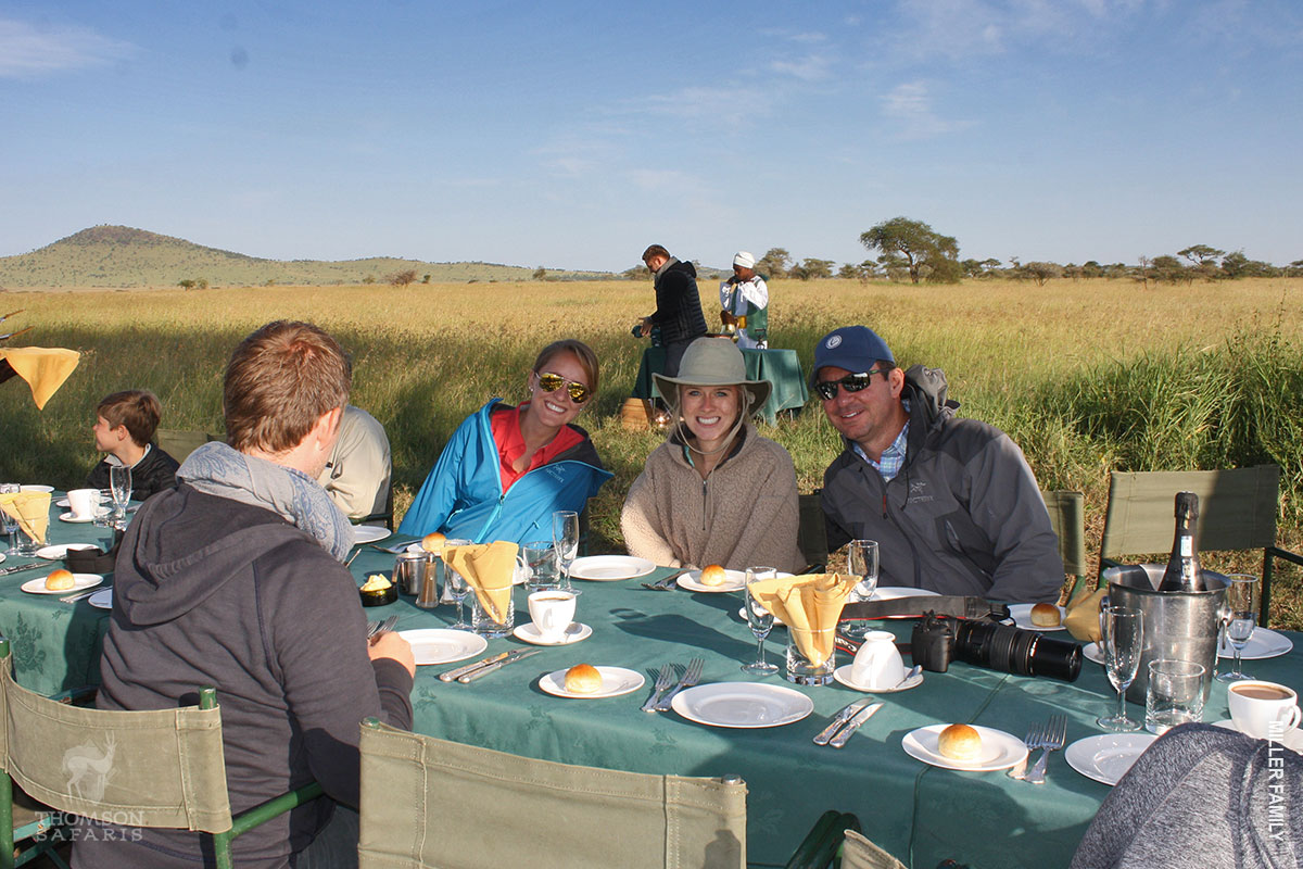 english breakfast in serengeti