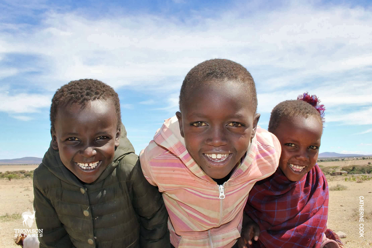 school kids in eastern serengeti