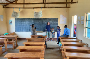 visiting school on a family safari in tanzania