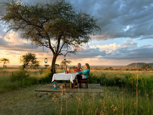 judi and rick at thomson serengeti nyumba camp