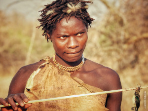hadza hunter in tanzania