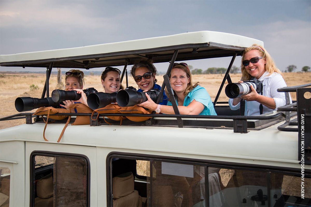 McKay Photography Academy guests on Thomson Safari in Tanzania