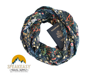 travel scarf with secret pocket