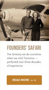 founders of thomson take this safari in tanzania