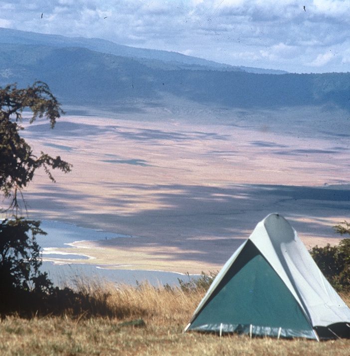 vintage safari tent in tanzania