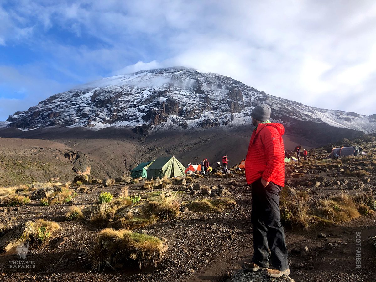 camp during kilimanjaro trek