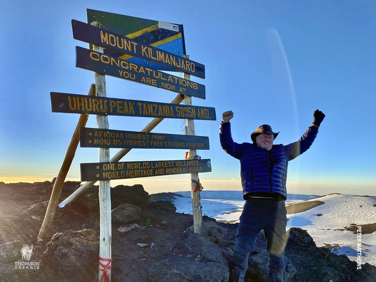 thomson guest at mount kilimanjaro summit 