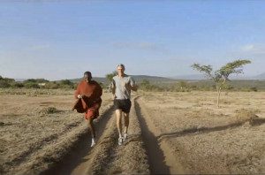 running in serengeti