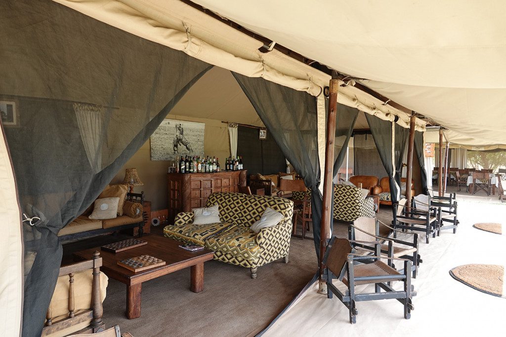 lounge tent in northern serengeti