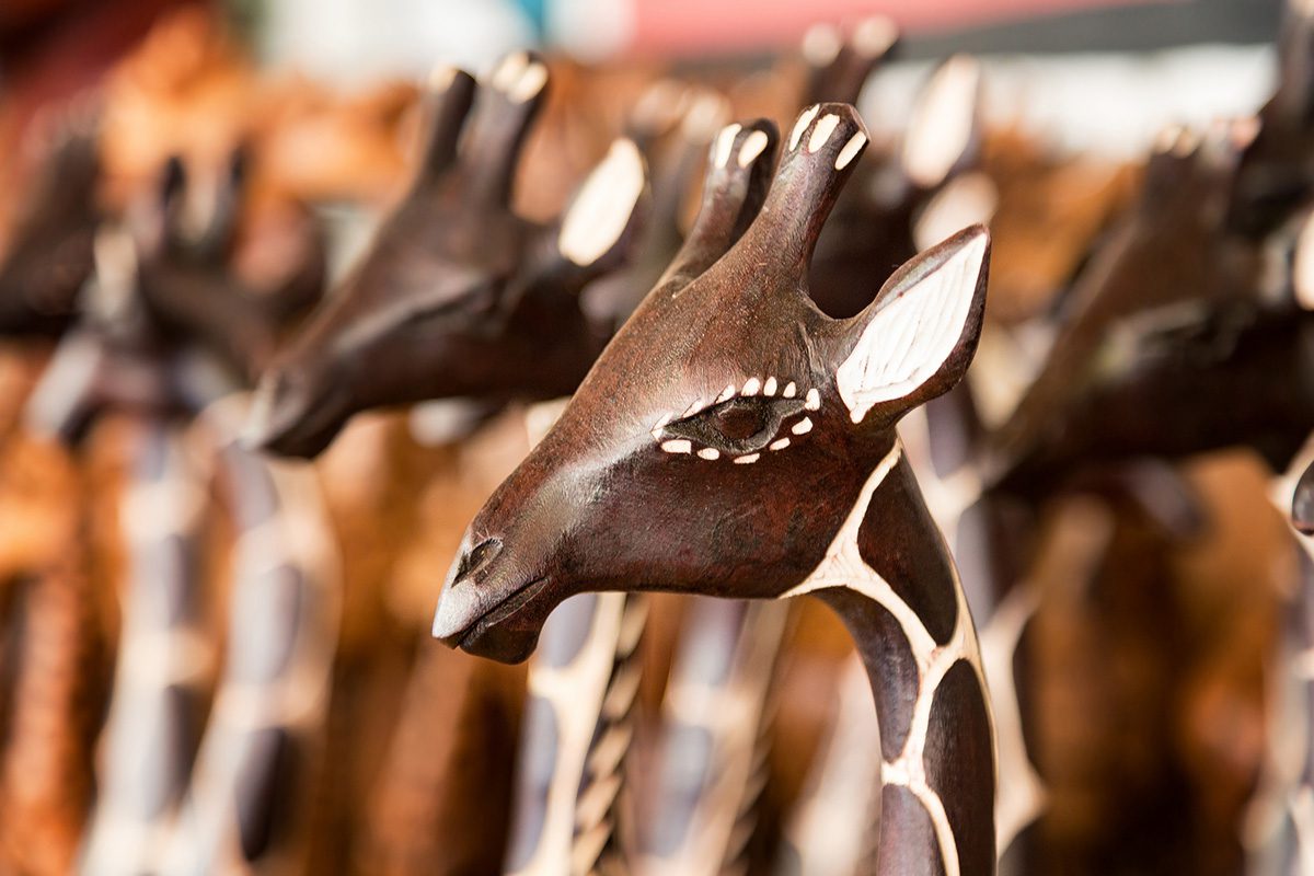 animal wooden carving souvenirs 