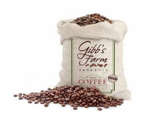 coffee bag from gibbs farm tanzania