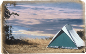 thomson tent in ngorongoro crater from the 1980s