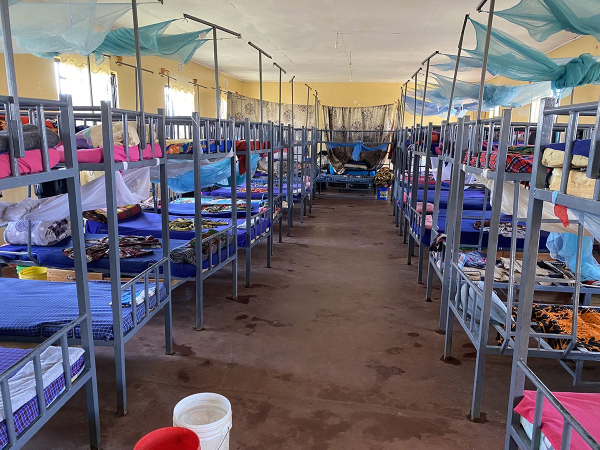 dormitory at soit sambu secondary school in north tanzania