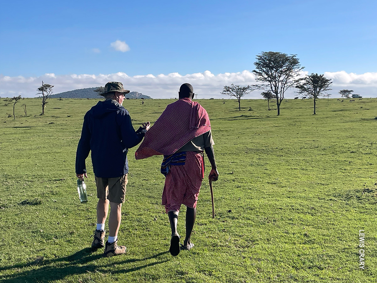 walking safari with maasai in eastern serengeti