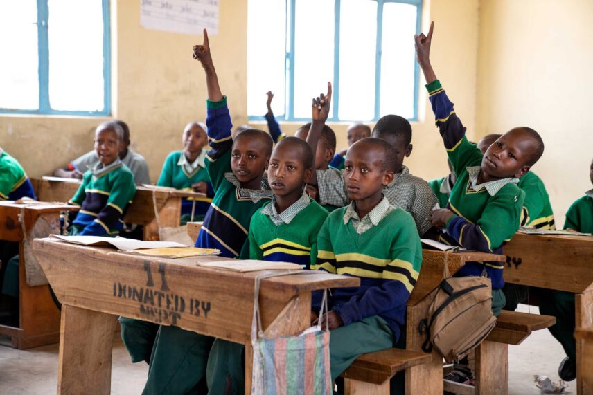 classroom in tanzania