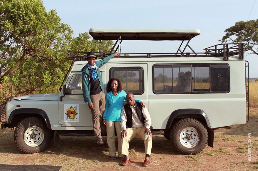 family on safari with thomson safaris in tanzania