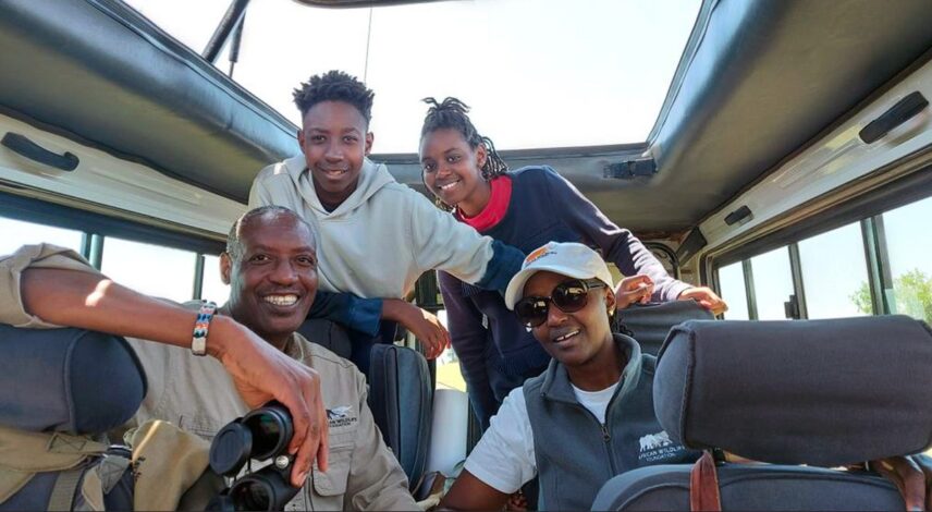 family on safari with thomson safaris