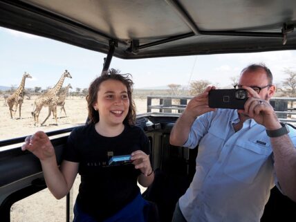 wildlife viewing in eastern serengeti on our family safari