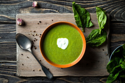 creamy spinach soup recipe from tanzanian chefs