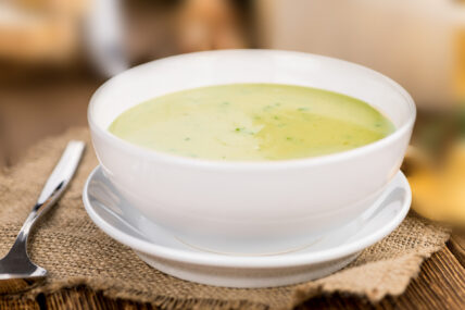 green banana coconut soup from thomson camps