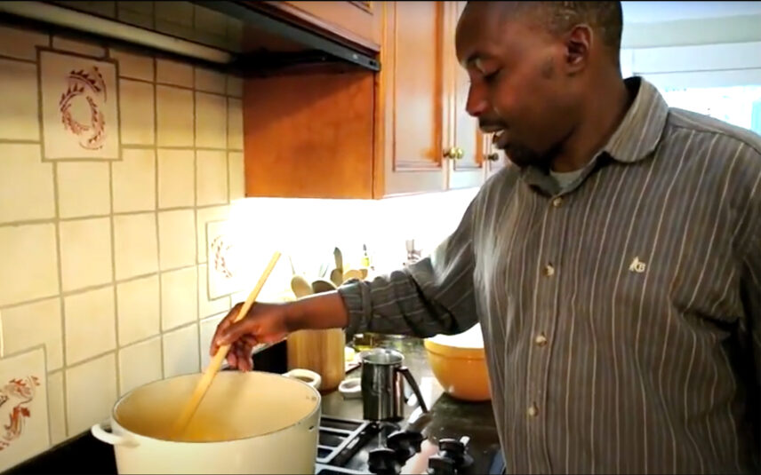 thomson nyumba camp chef herriel prepares soup recipe