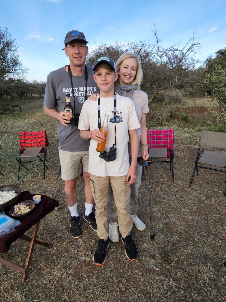 family on safari with thomson in tanzania