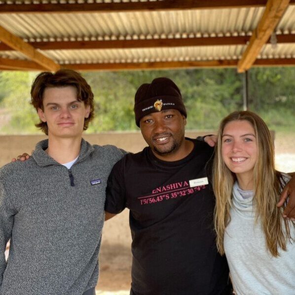 guests with thomson camp staffer