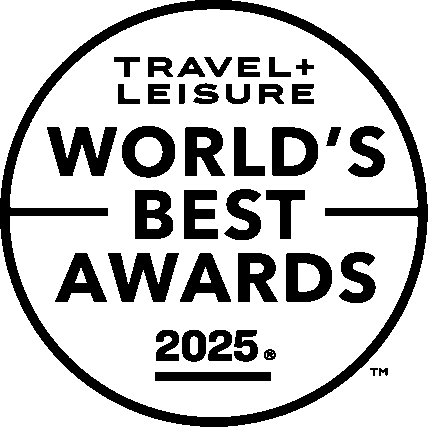 travel and leisure award logo 2025