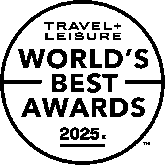 travel and leisure award logo 2025