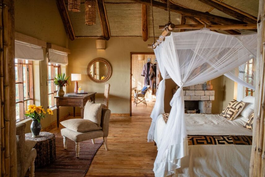 virunga lodge bedroom
