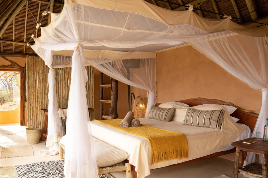 room at the reteti house in namunyak conservancy in northern kenya